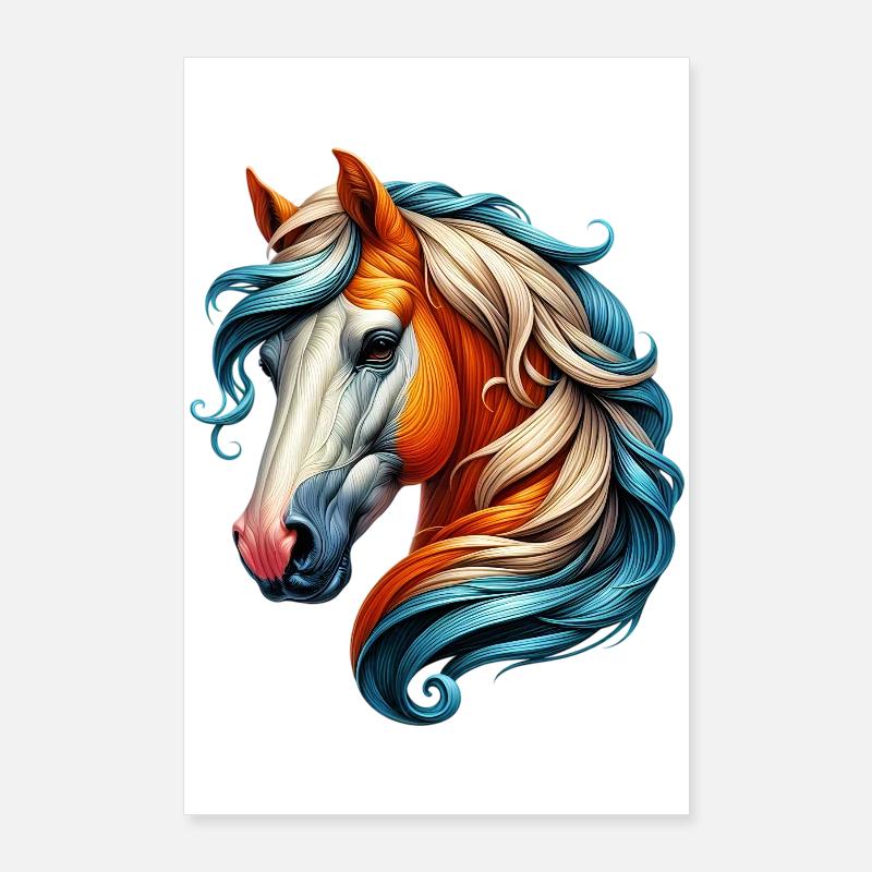 Cheval Poster 60 x 90 cm
