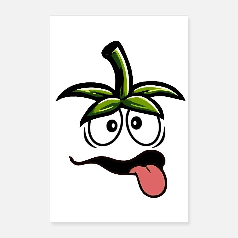 Déguisement de carnaval drôle de tomate Poster 60 x 90 cm