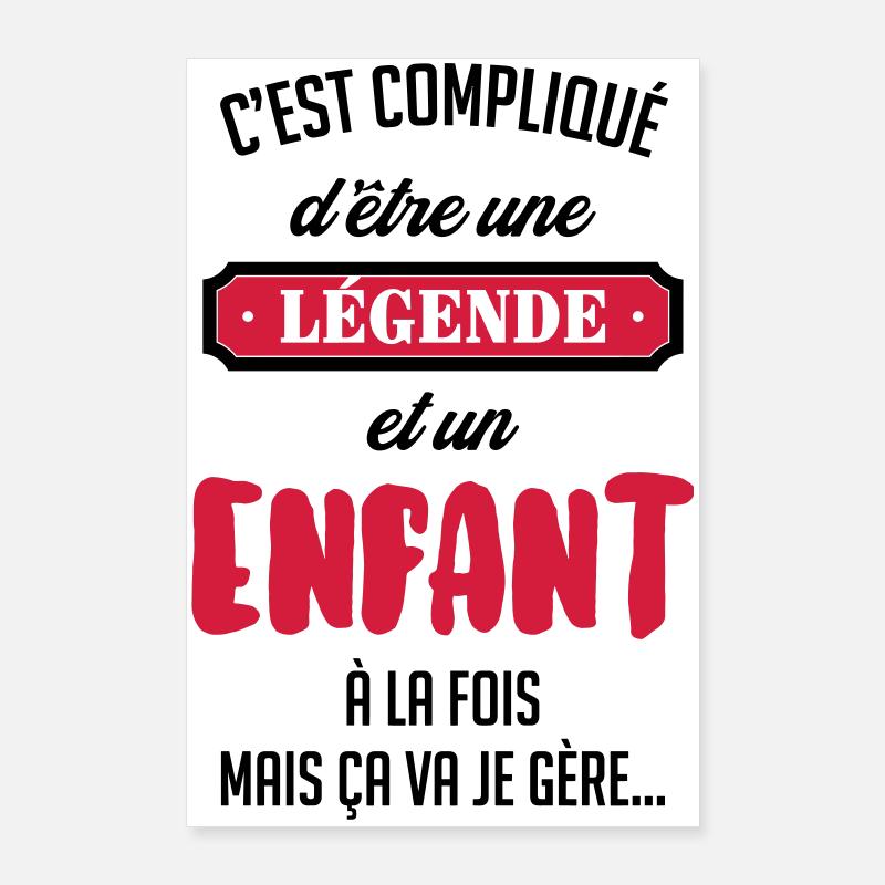 adolescent / enfant / ado / adolescente Poster 60 x 90 cm