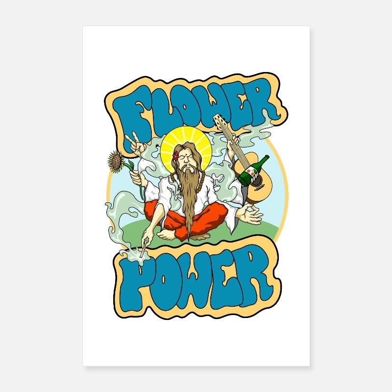 Flower Power Poster 60x90 cm