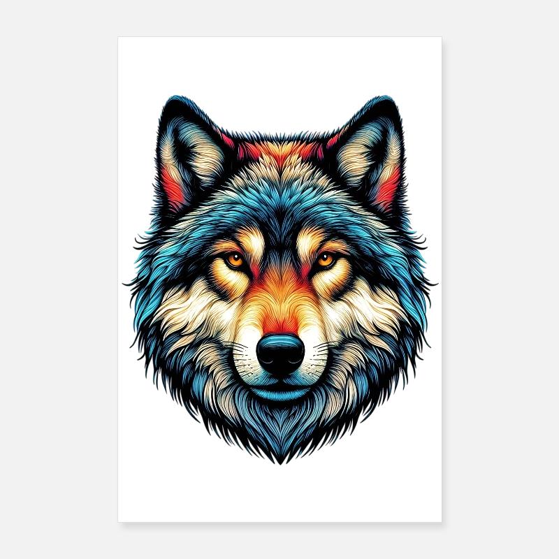 Loup Poster 60 x 90 cm