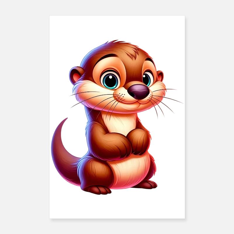 Otter Poster 60x90 cm