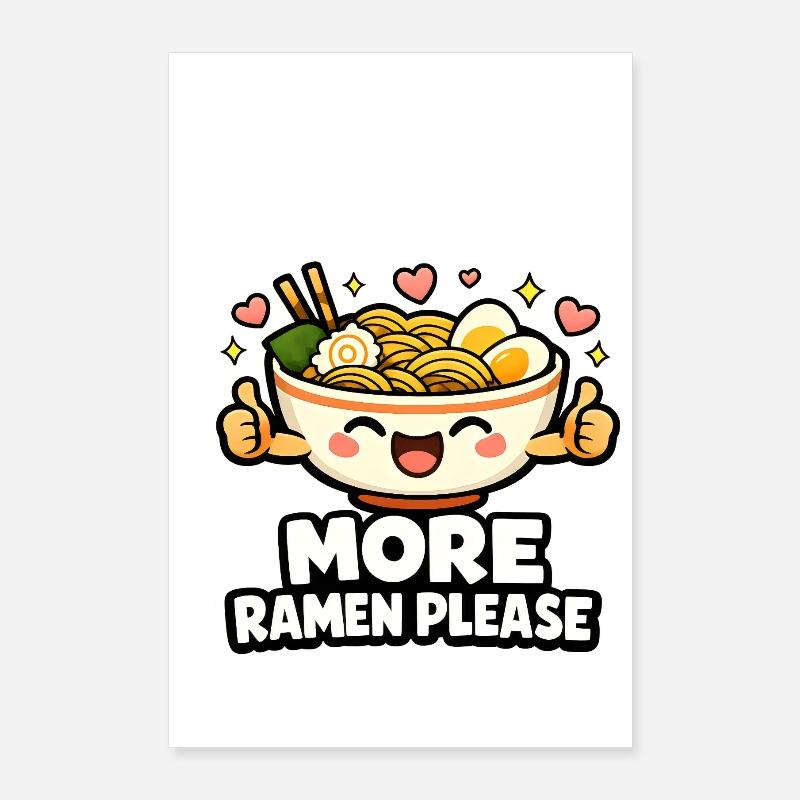 More Ramen Please Poster 60x90 cm