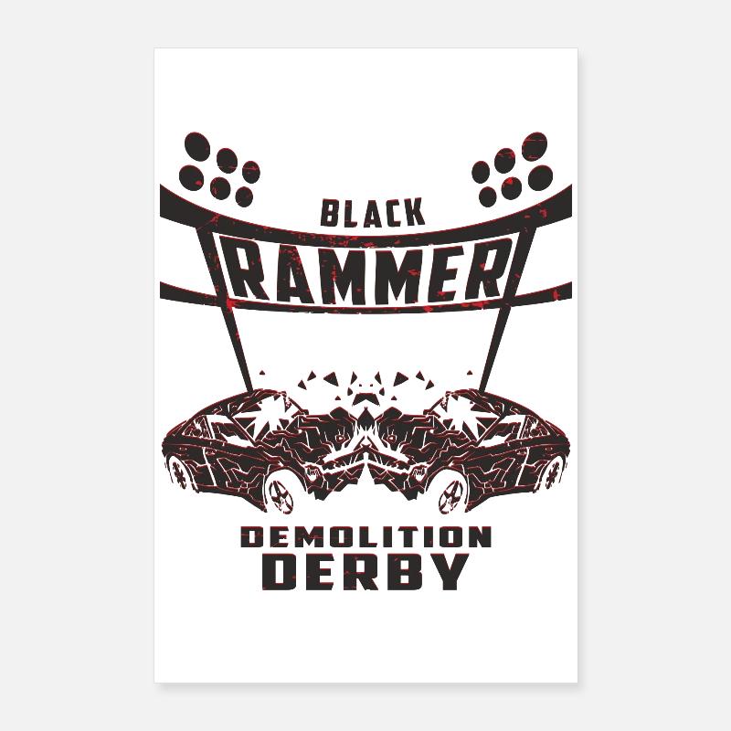 Rammer noir Poster 60 x 90 cm