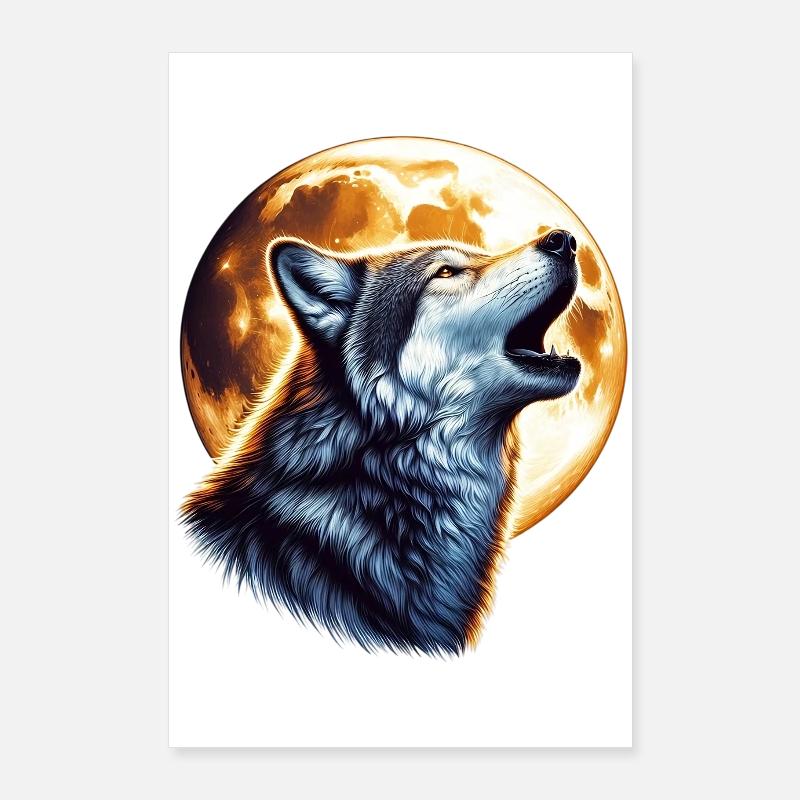 Loup Poster 60 x 90 cm