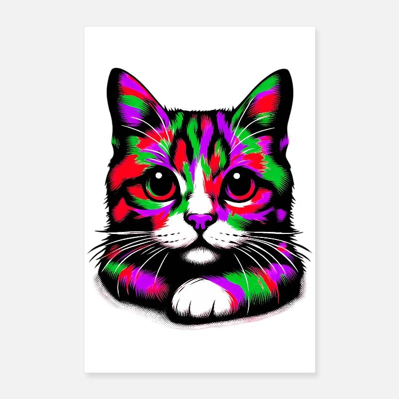 Katze Poster 60x90 cm