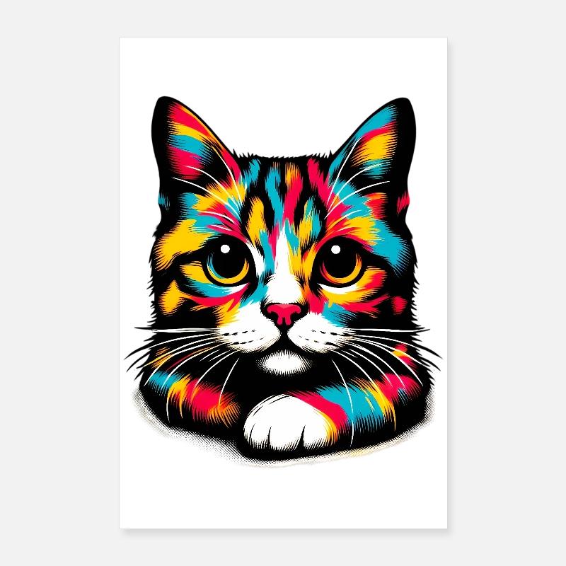 Katze Poster 60x90 cm