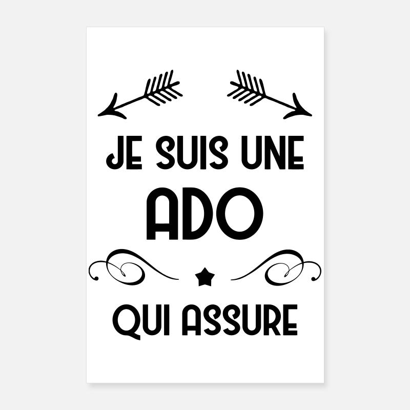 adolescent / enfant / ado / adolescente Poster 60 x 90 cm