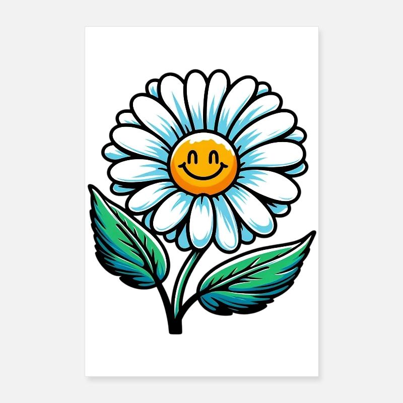 Gänseblümchen Poster 60x90 cm