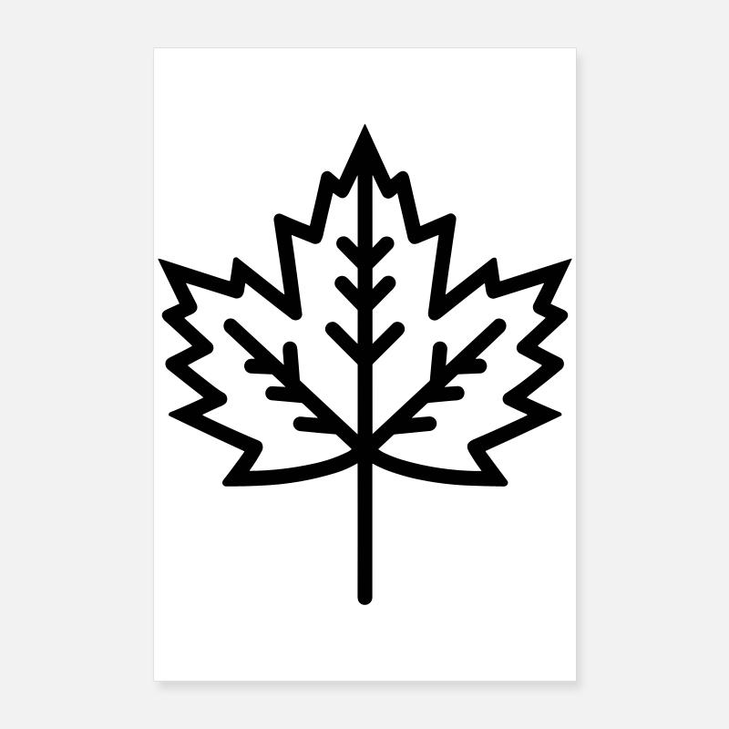 Feuille d’Érable Poster 60 x 90 cm