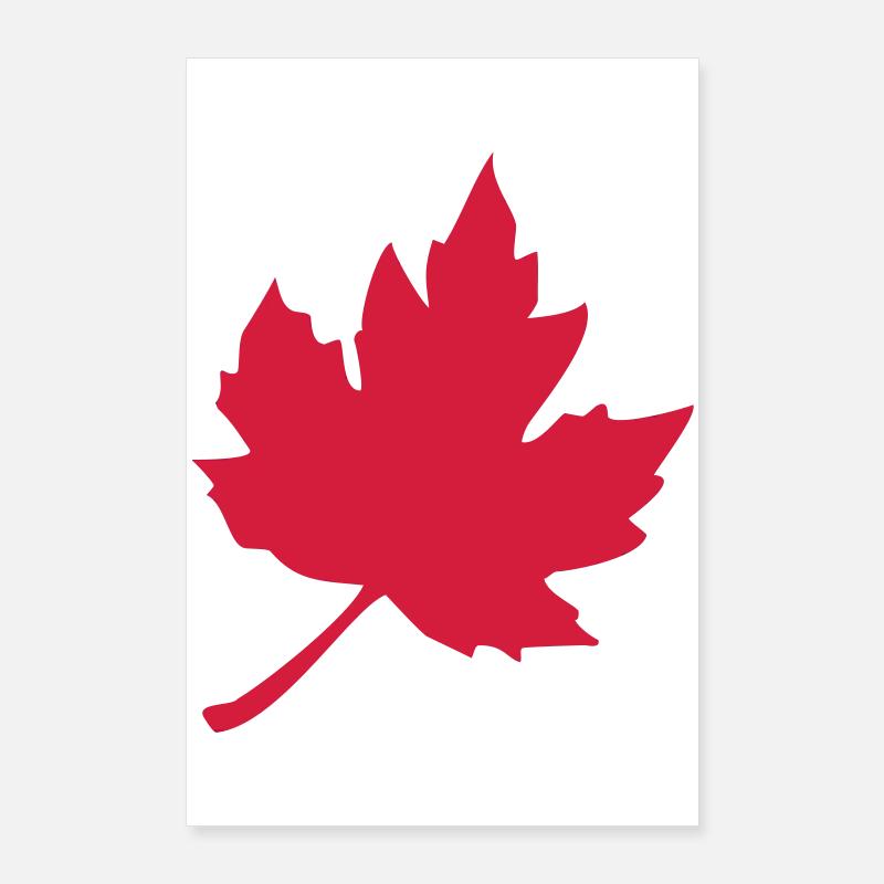 feuilles d'érable Poster 60 x 90 cm