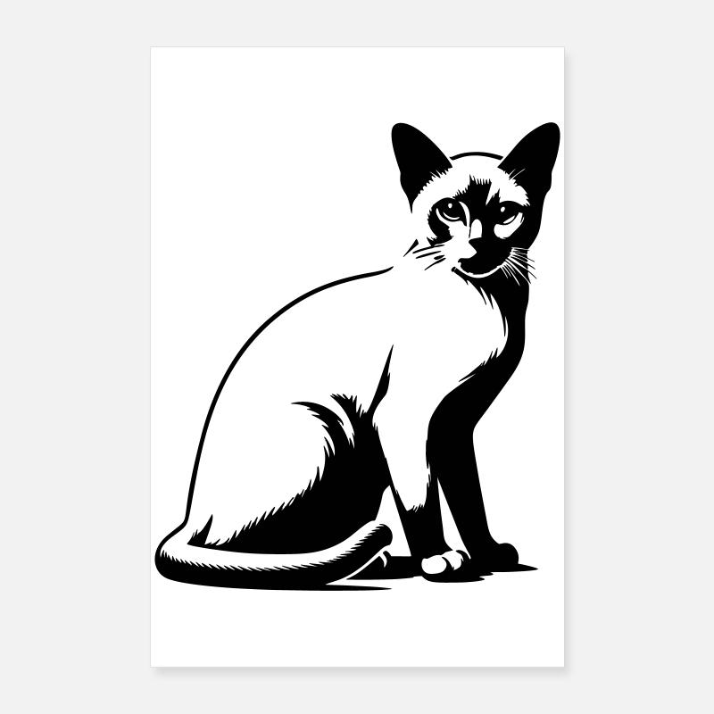 Burmakatze Poster 60x90 cm