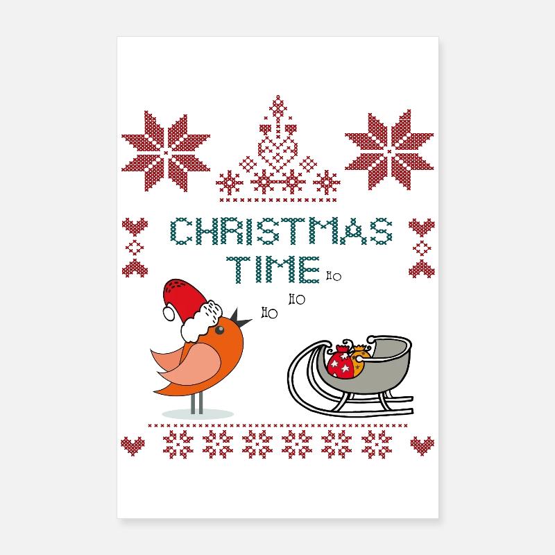 Période de Noël Poster 60 x 90 cm