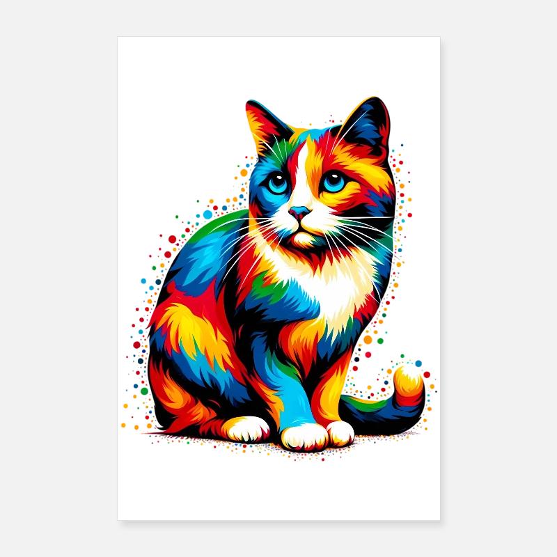 Chat Poster 60 x 90 cm