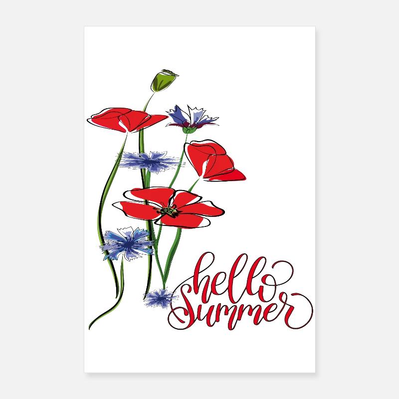 hello Summer Poster 60x90 cm