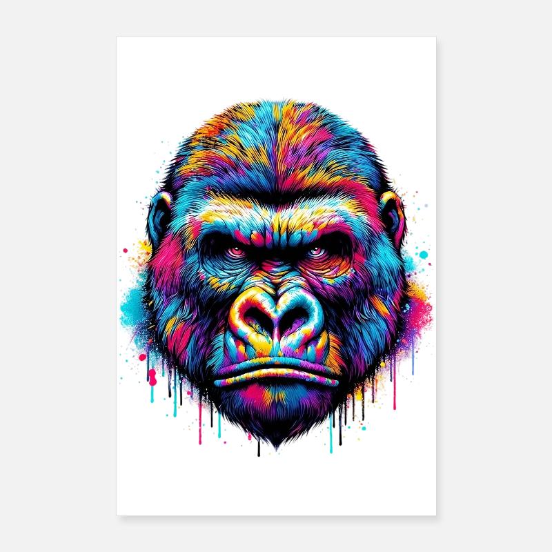 Gorille Poster 60 x 90 cm