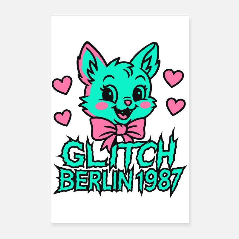 Glitch, Berlin 1987 Poster 60 x 90 cm