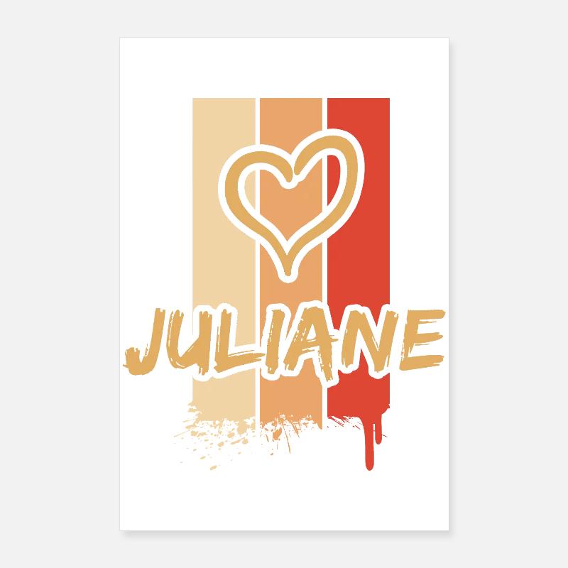 Idée cadeau Juliane Poster 60 x 90 cm