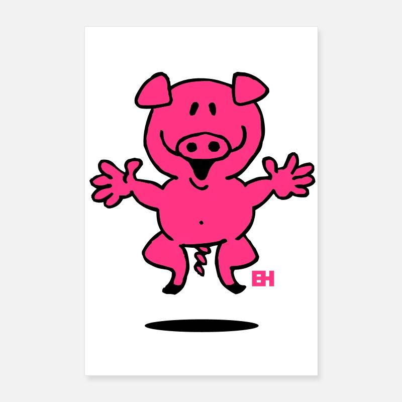 Ferkel Poster 60x90 cm