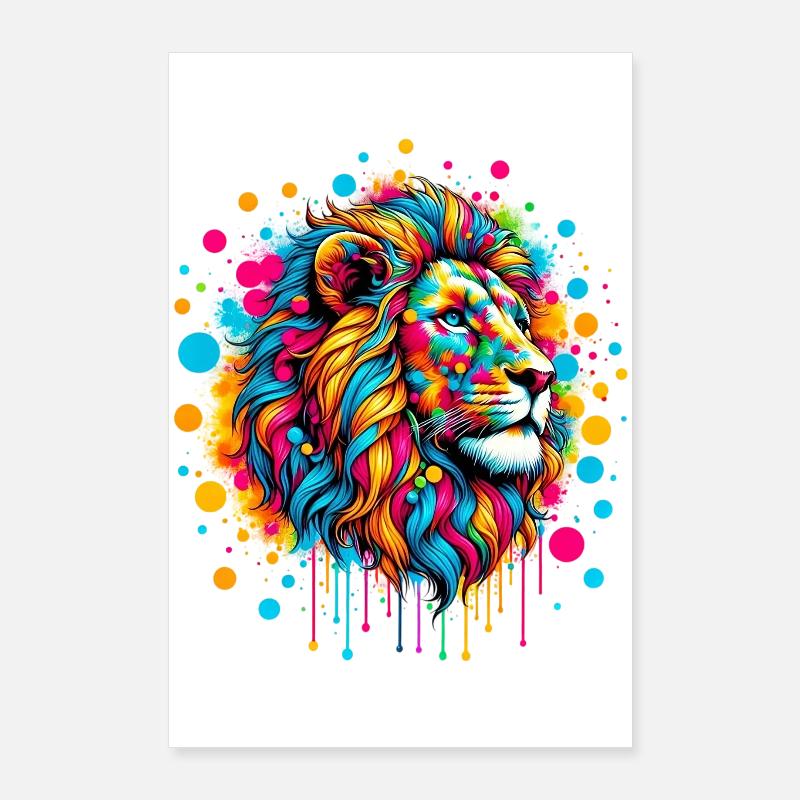 Löwe Poster 60x90 cm