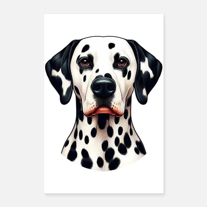 Dalmatian Dog Poster 24" x 35" (60x90 cm)