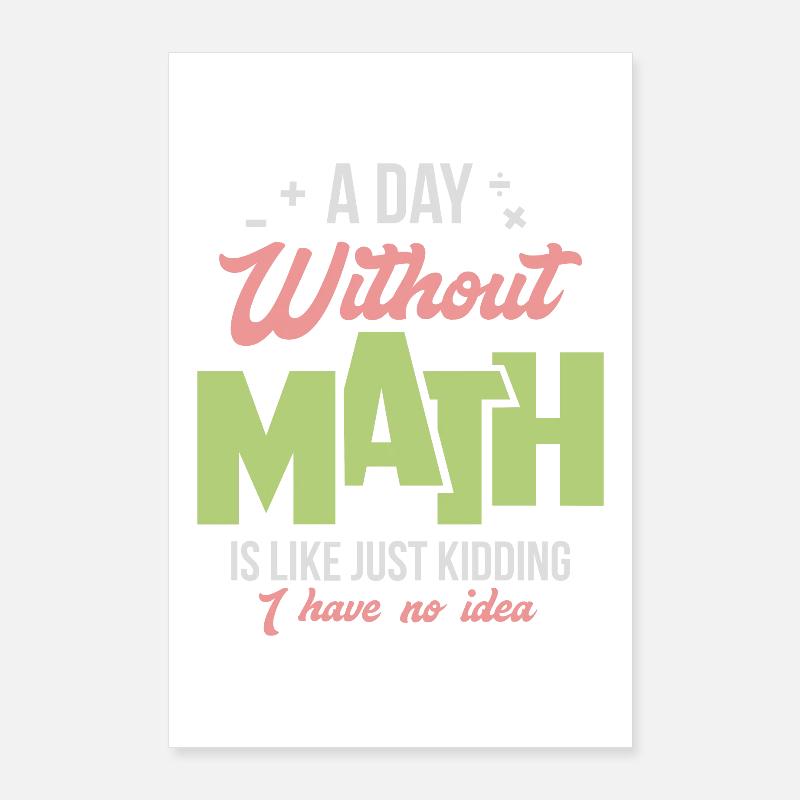 Mathematik Poster 60x90 cm
