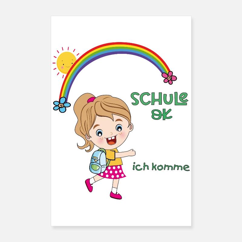 Schulkind, Einschulung Poster 60x90 cm