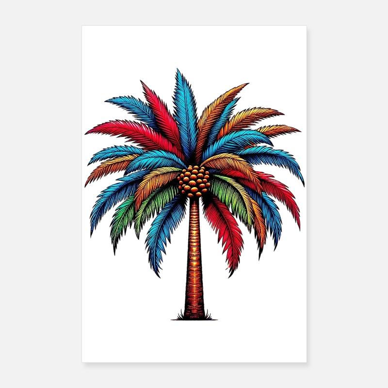 Palm tree Poster 24" x 35" (60x90 cm)