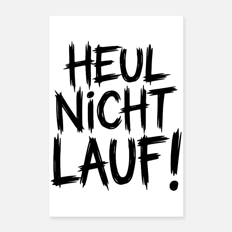 Ne pleure pas. Cours ! Poster 60 x 90 cm