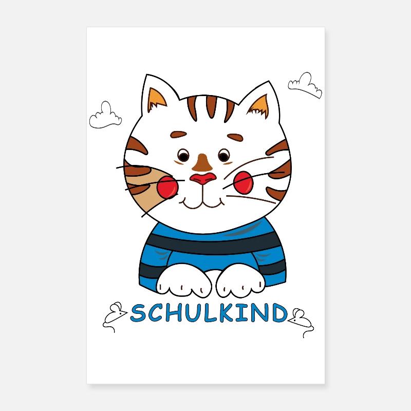 Einschulung Schulkind Poster 60x90 cm