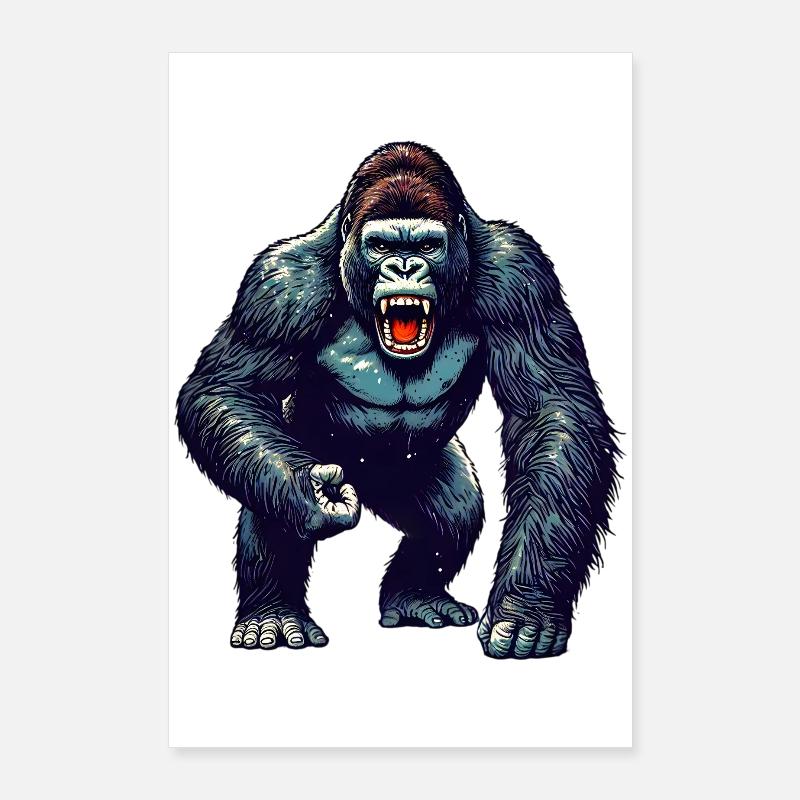 Gorille Poster 60 x 90 cm