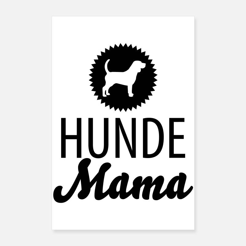 Chiens Maman Poster 60 x 90 cm