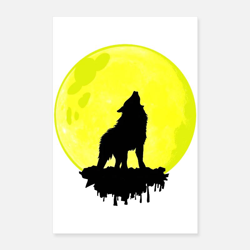 wolfsmond Poster 60x90 cm