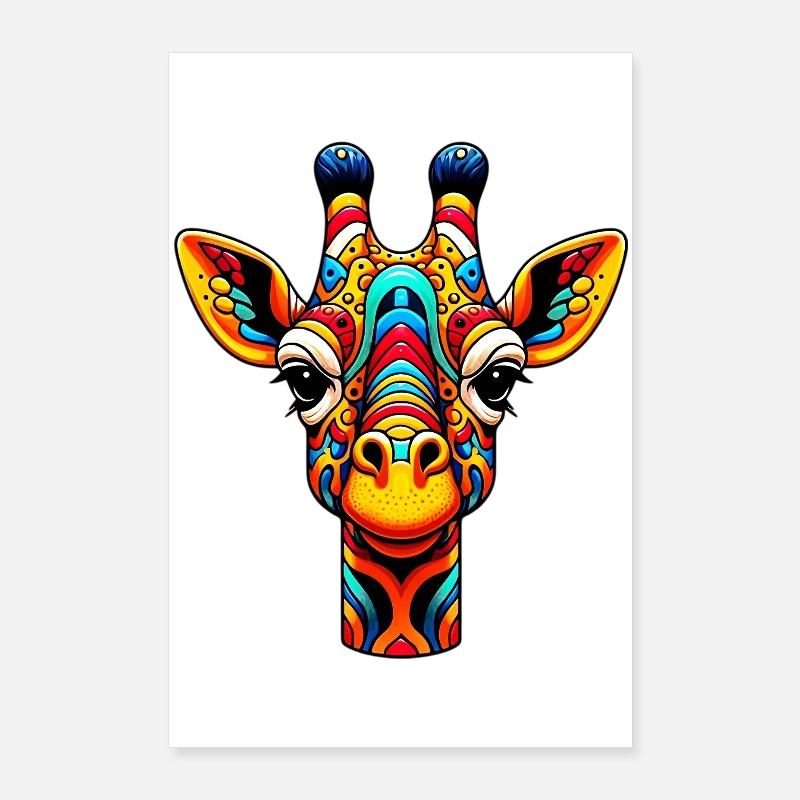 Giraffe Poster 60x90 cm