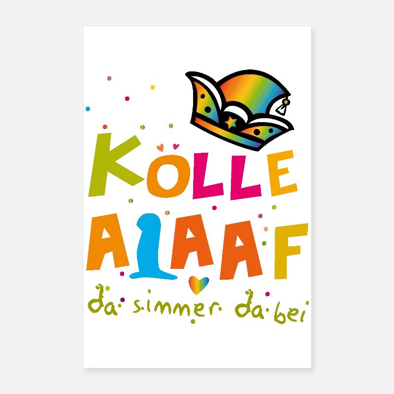 Carnaval d’Alaaf Poster 60 x 90 cm