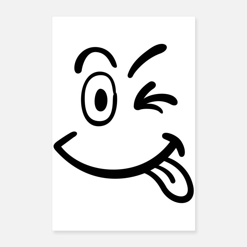 smiley face Poster 24" x 35" (60x90 cm)