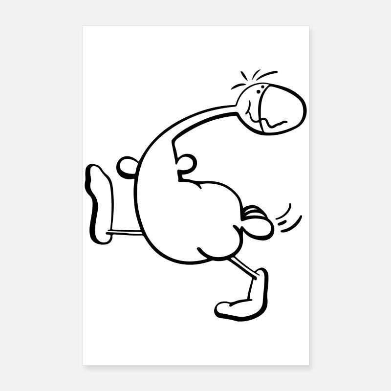 Drôle Canard Poster 60 x 90 cm