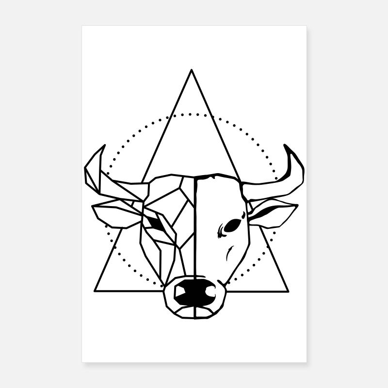Bœuf Poster 60 x 90 cm