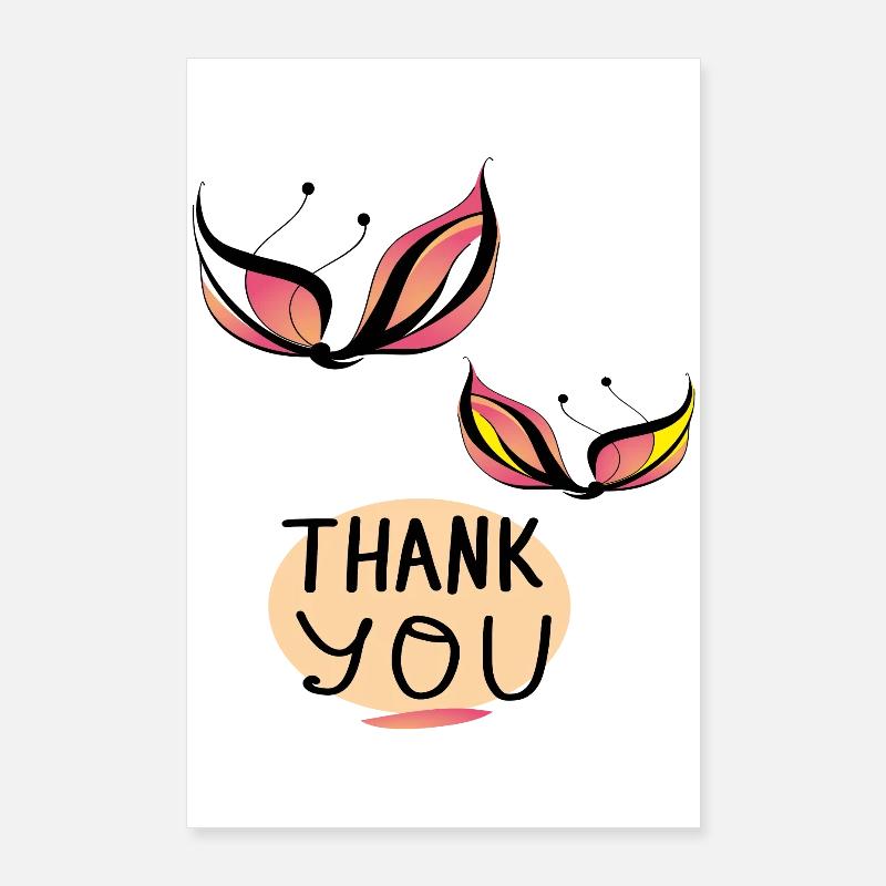 Merci Poster 60 x 90 cm
