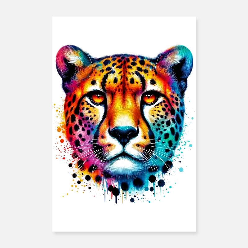 Guépard Poster 60 x 90 cm