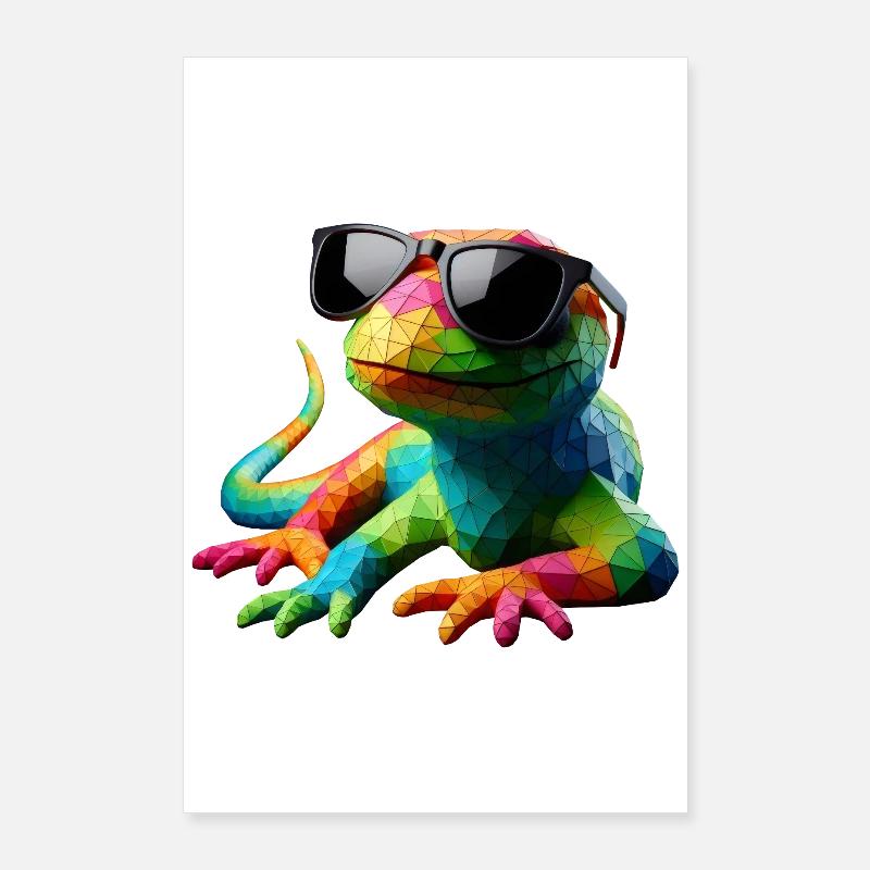 LEZARD cool multicolore Poster 60 x 90 cm