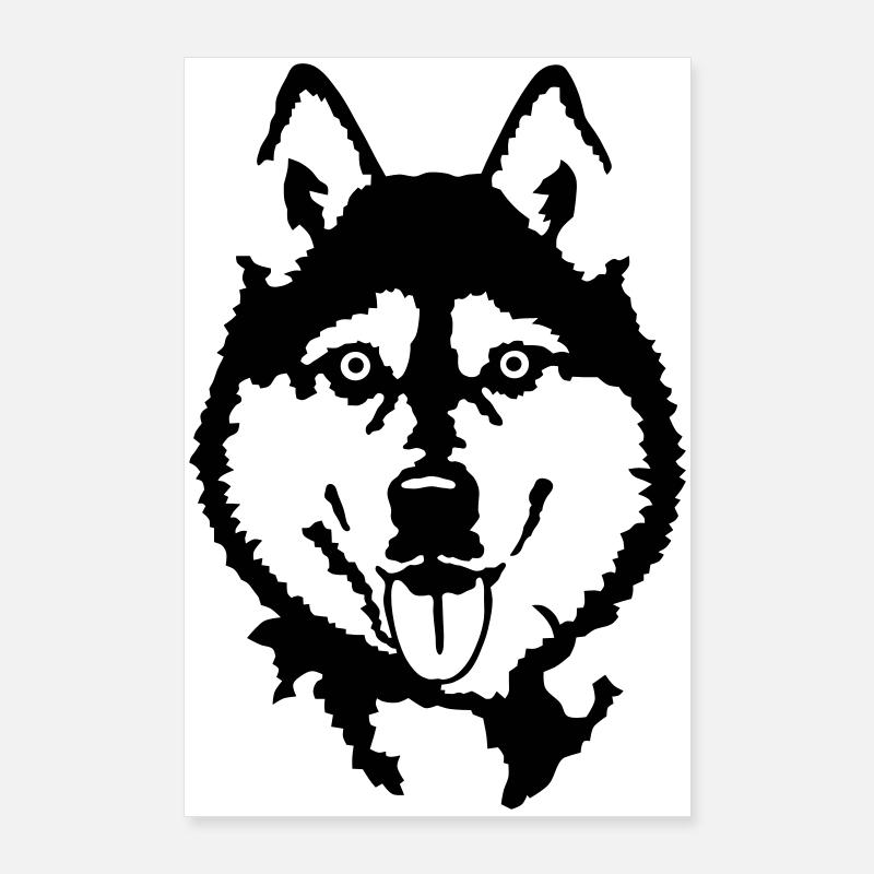Husky Poster 60 x 90 cm