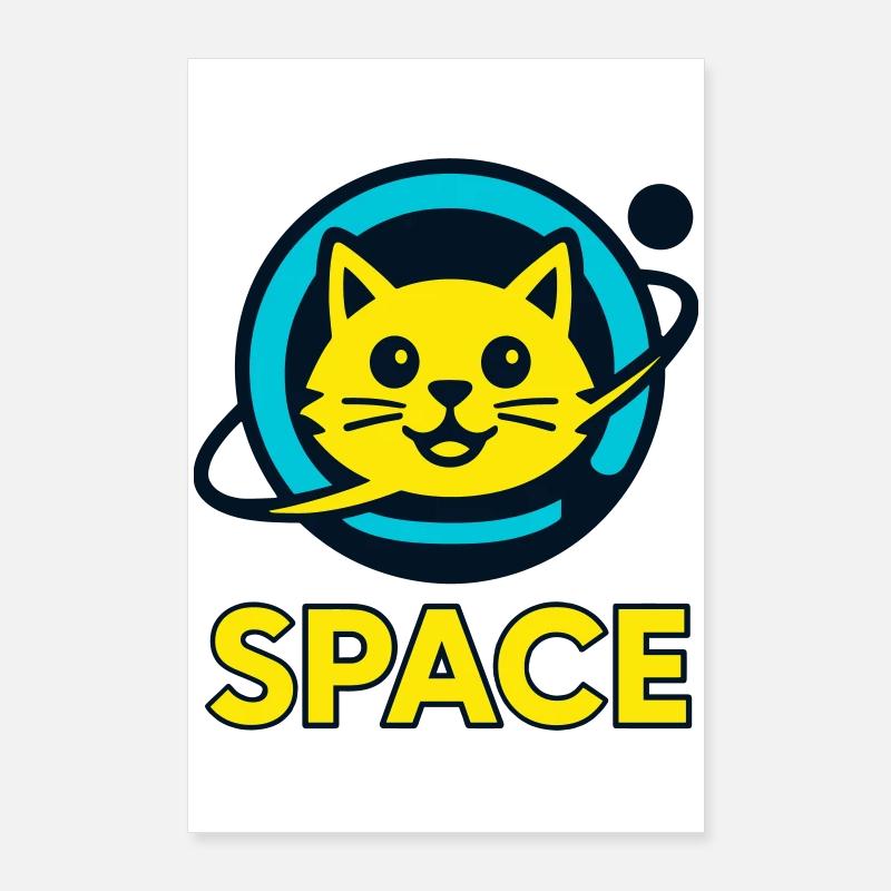 Space-Cat Poster 60x90 cm