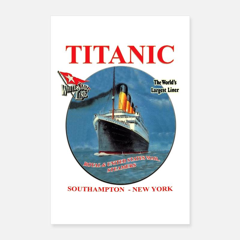 TITANIC CREATION Louis RUNEMBERG © Adagp Poster 24" x 35" (60x90 cm)