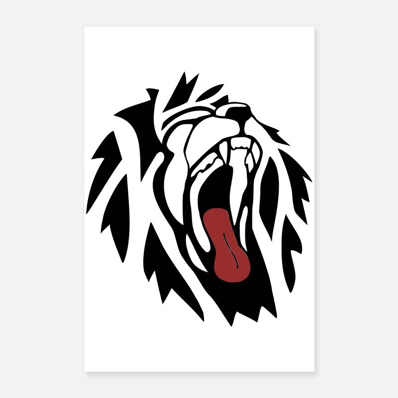 Löwe Poster 60x90 cm