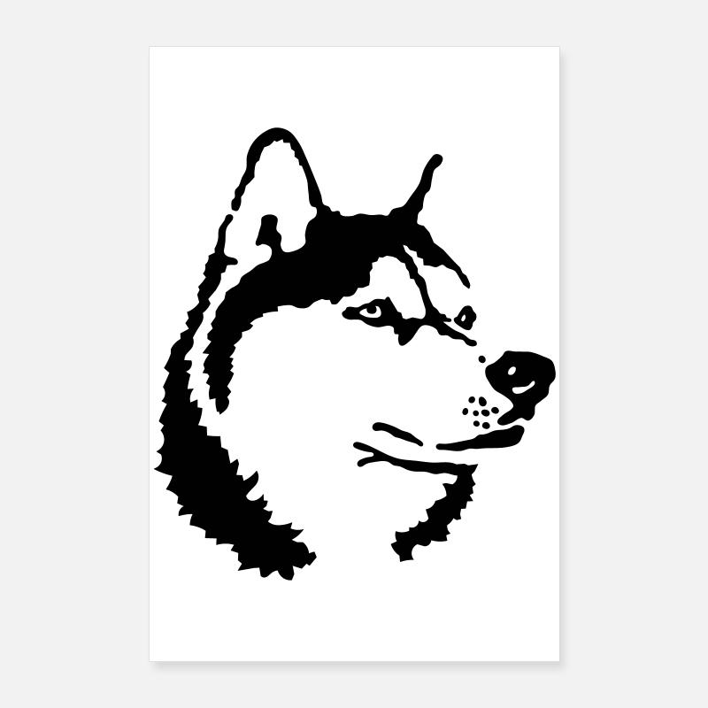 Husky Poster 60 x 90 cm