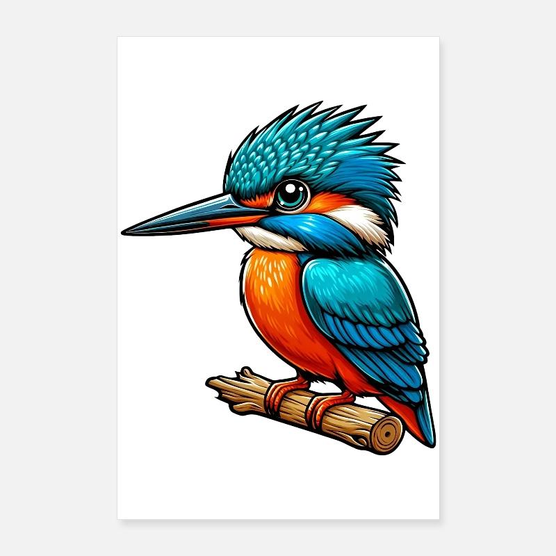 Martin-pêcheur Poster 60 x 90 cm