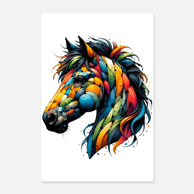 Pferd Poster 60x90 cm