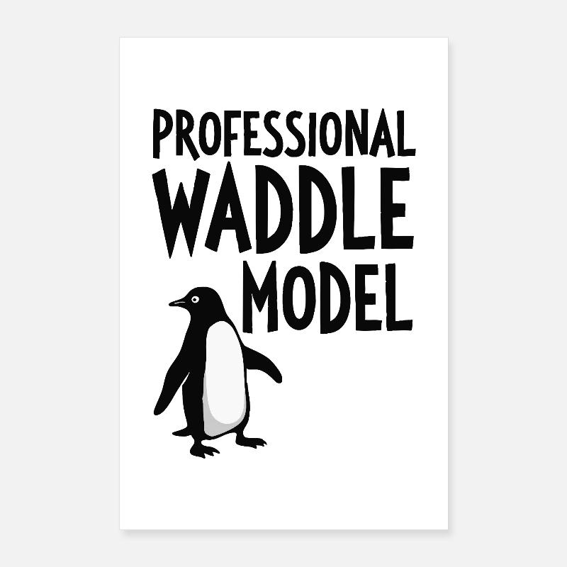 Modèle professionnel Waddle Poster 60 x 90 cm