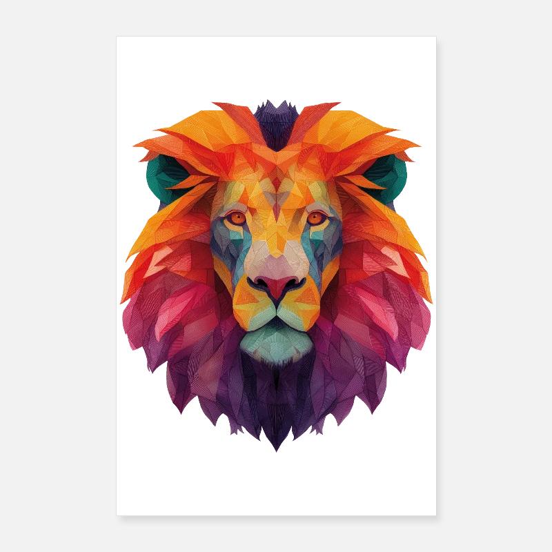 Lion Poster 60 x 90 cm